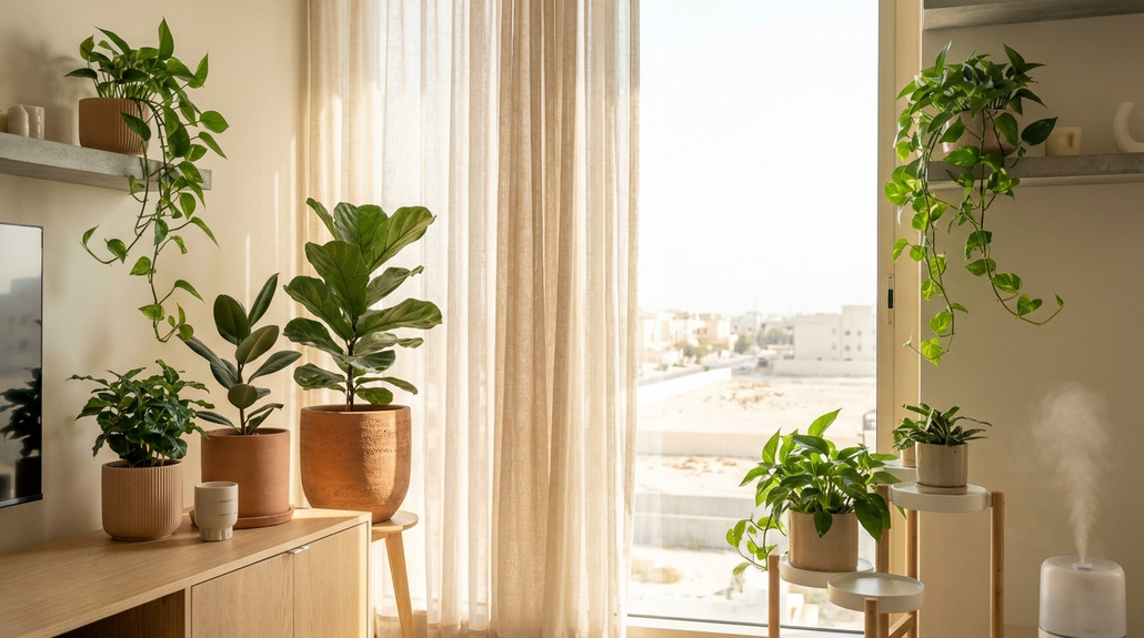 How Indoor Plants Behave Differently in Hot Climates in Saudi Arabia Homes