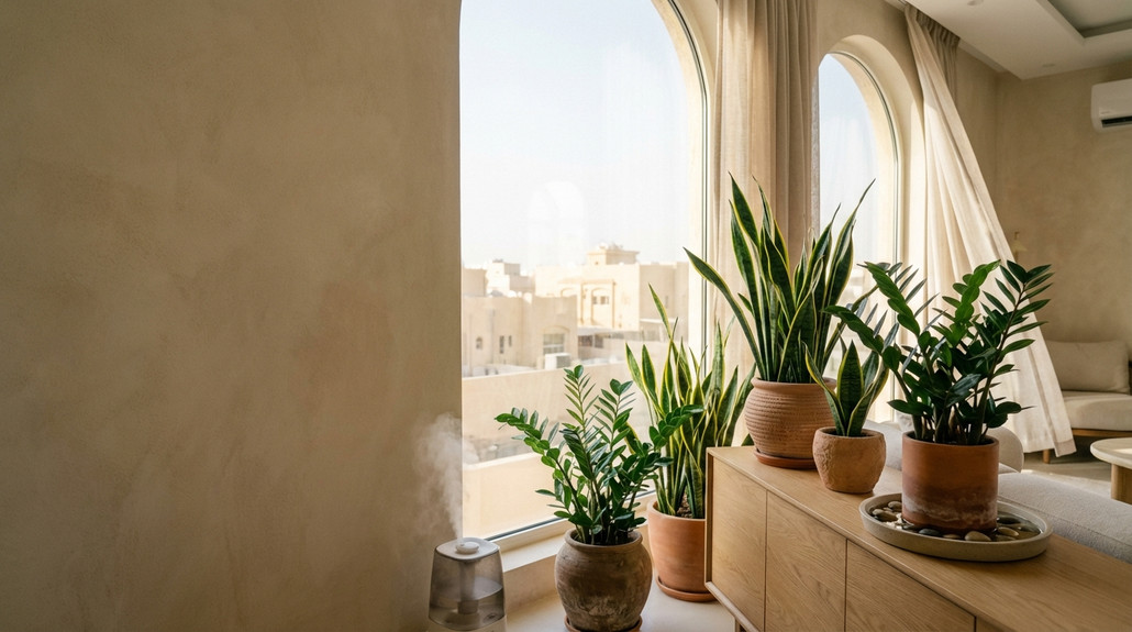 كيف تتأثر النباتات الداخلية بالمناخ الحار في منازل العراق