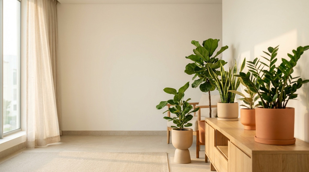 كيفية العناية بالنباتات الداخلية خلال حرارة الصيف في منازل الإمارات