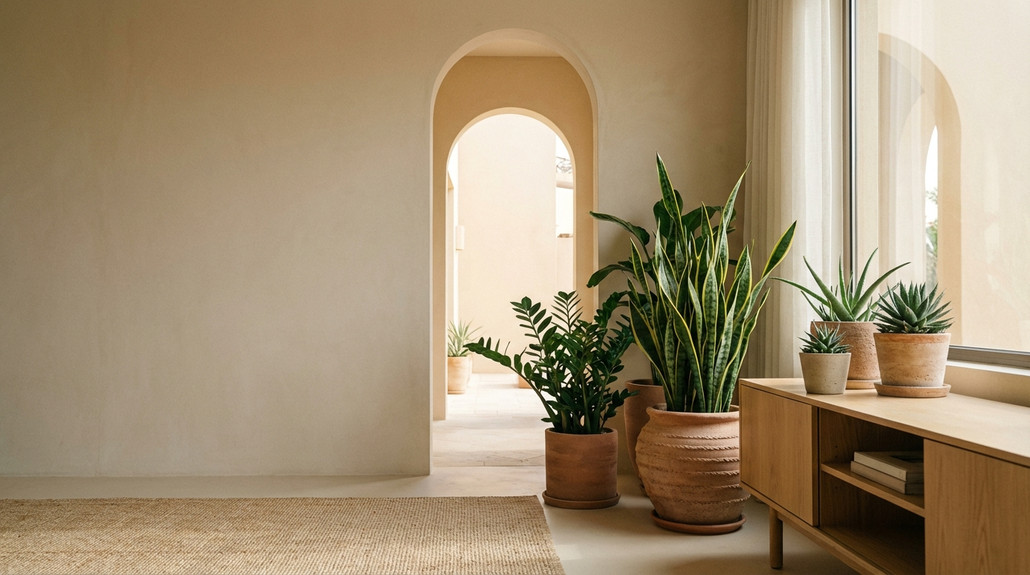 أفضل النباتات الداخلية للمكاتب في الدول الحارة في منازل السعودية