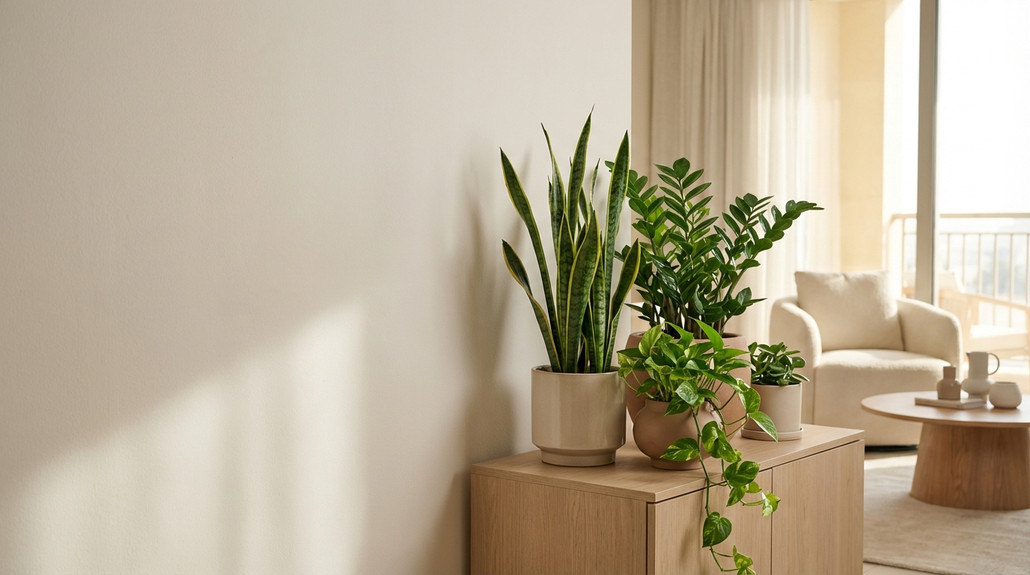 نباتات داخلية سهلة العناية للأشخاص المشغولين في منازل الإمارات العربية المتحدة