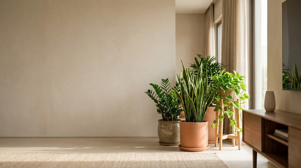 نباتات داخلية سهلة العناية للأشخاص المشغولين في منازل المملكة العربية السعودية