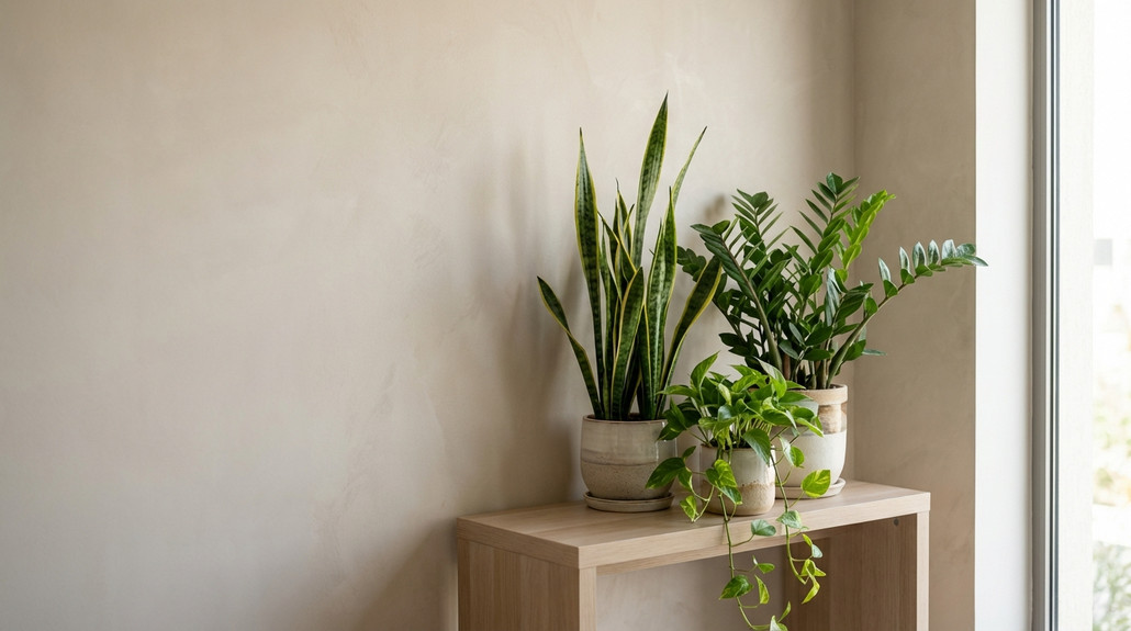 نباتات داخلية سهلة العناية للأشخاص المشغولين في منازل المملكة العربية السعودية