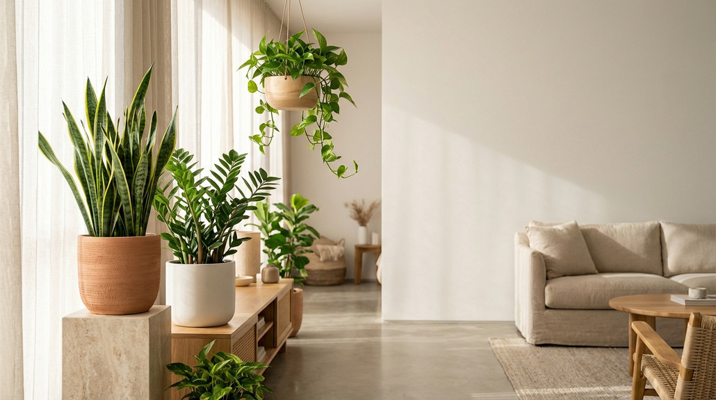 نباتات داخلية لا تحتاج متابعة مستمرة في منازل الإمارات