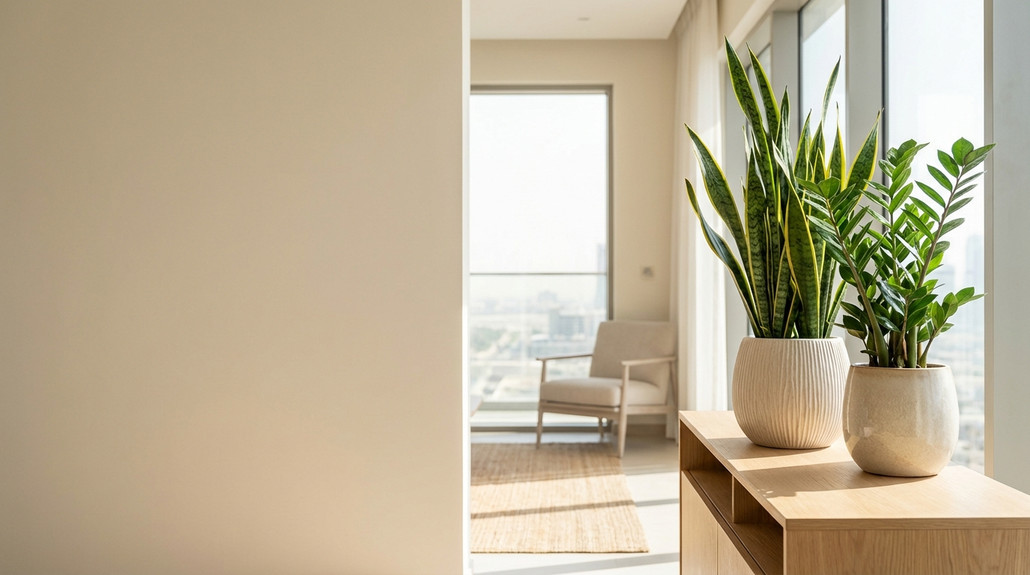 أفضل النباتات الداخلية للمكاتب في الدول الحارة في منازل الإمارات