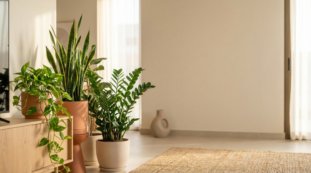 نباتات داخلية سهلة العناية للأشخاص المشغولين في منازل السعودية