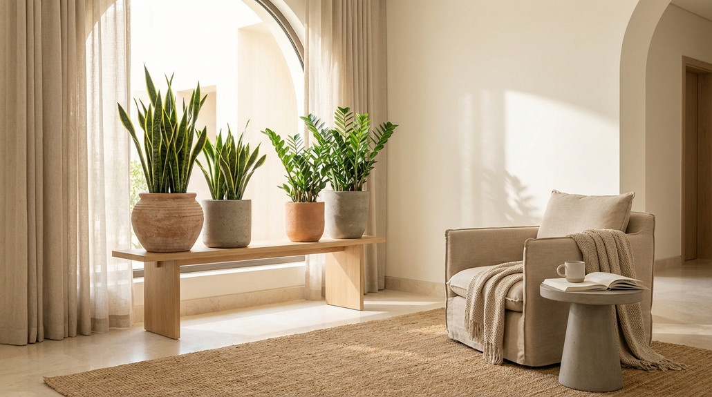 أفضل النباتات الداخلية للمكاتب في الدول الحارة في منازل العراق