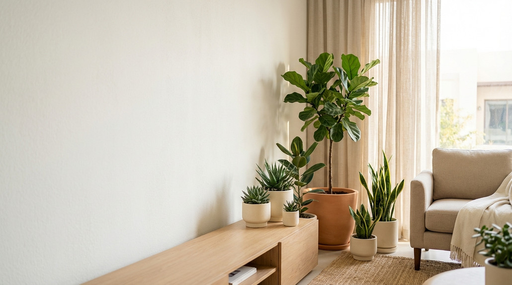 كيف تتأثر النباتات الداخلية بالمناخ الحار في منازل الإمارات