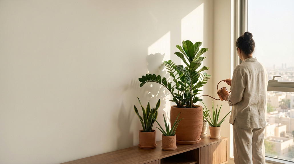 كيفية العناية بالنباتات الداخلية خلال حرارة الصيف في منازل المملكة العربية السعودية