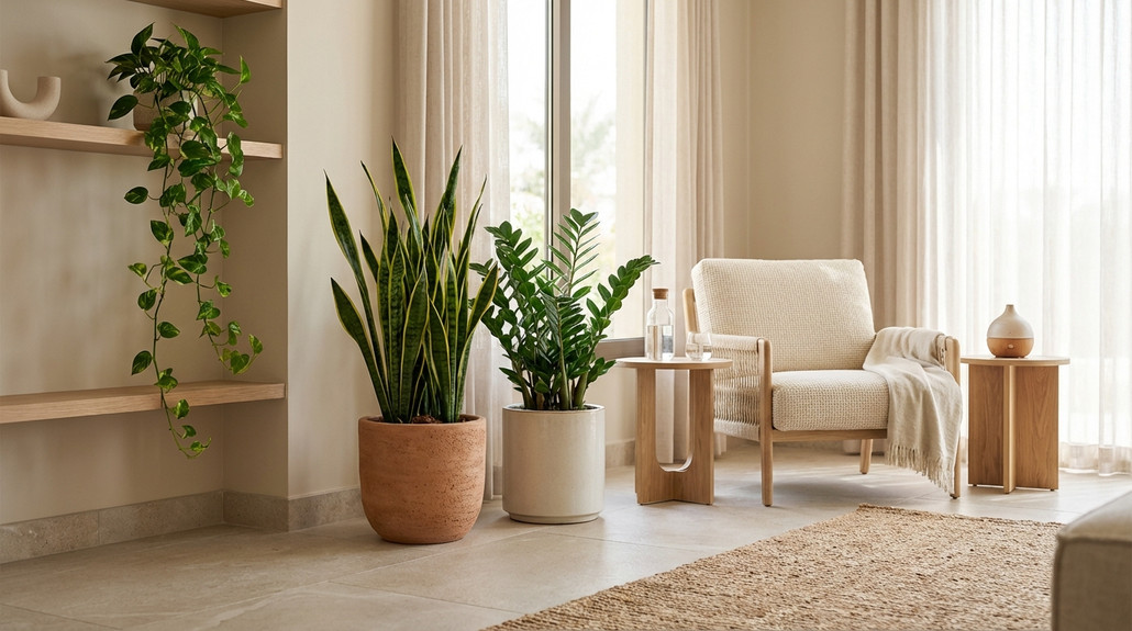 أفضل النباتات الداخلية للمكاتب في الدول الحارة في منازل الإمارات