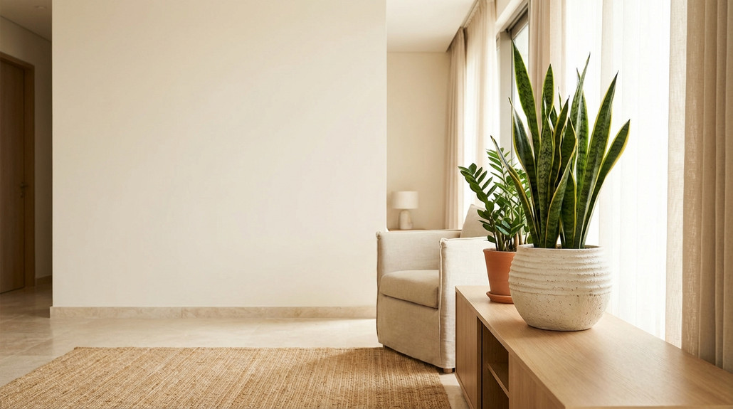 أفضل النباتات الداخلية للشقق ذات الإضاءة المحدودة في منازل الإمارات