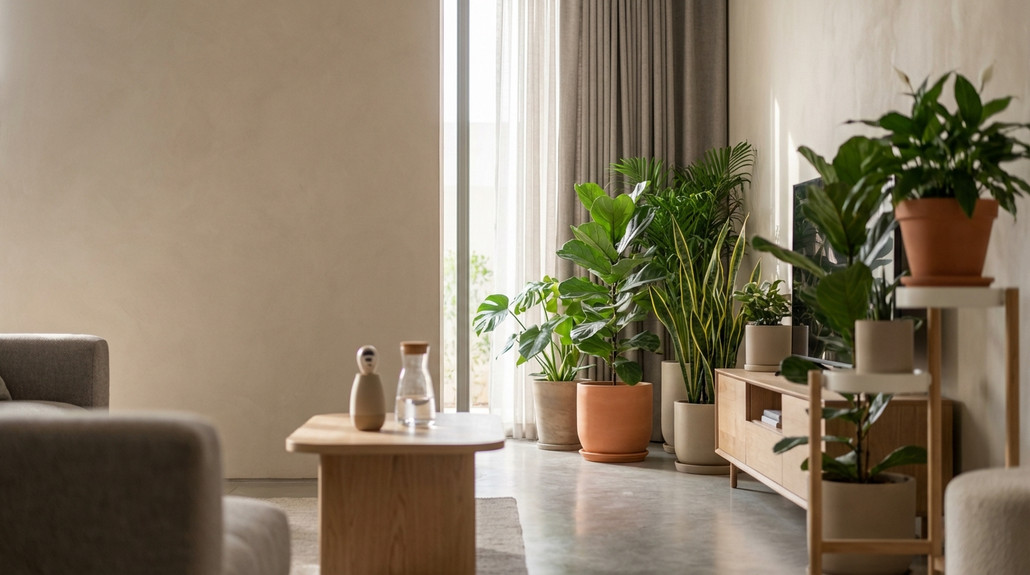 كيف تتأثر النباتات الداخلية بالمناخ الحار في منازل المملكة العربية السعودية