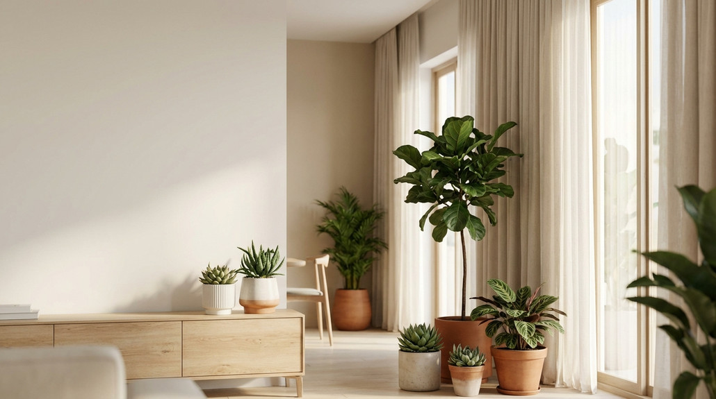 مشاكل النباتات الداخلية الشائعة في المنازل الحارة في منازل المملكة العربية السعودية