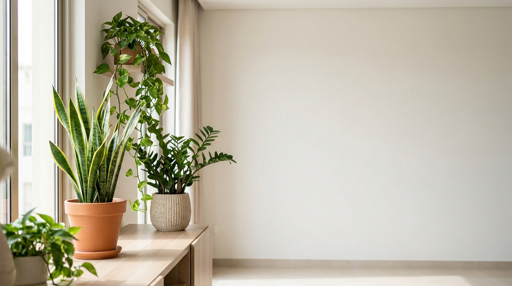 أفضل النباتات الداخلية للشقق ذات الإضاءة المحدودة في منازل الإمارات