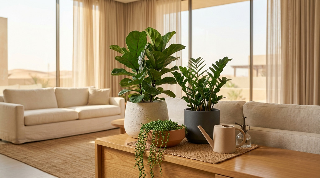 كيف تتأثر النباتات الداخلية بالمناخ الحار في منازل الإمارات