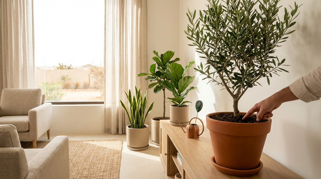 عدد مرات ري النباتات الداخلية بشكل صحيح في منازل السعودية
