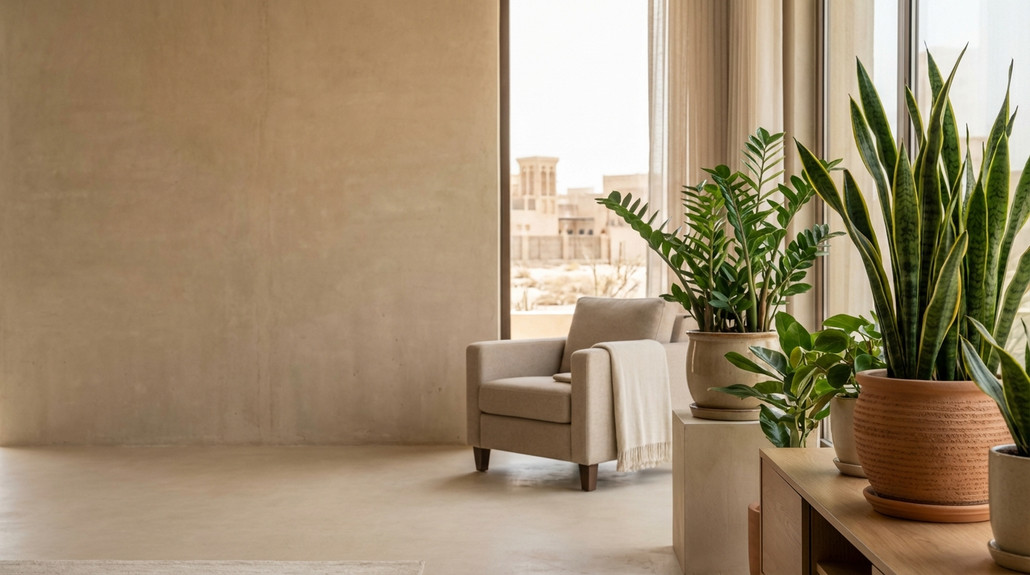 أفضل النباتات الداخلية للشقق ذات الإضاءة المحدودة في منازل العراق