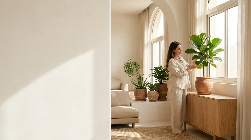 أسباب اصفرار أوراق النباتات الداخلية وكيفية علاجها في منازل الإمارات