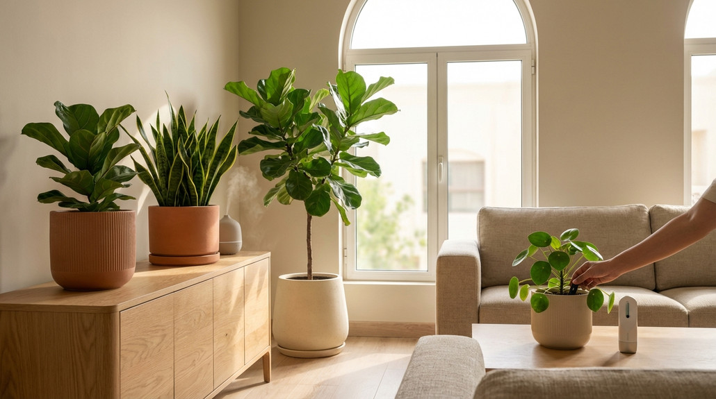 كيفية العناية بالنباتات الداخلية خلال حرارة الصيف في منازل السعودية