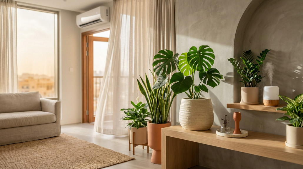 كيف تتأثر النباتات الداخلية بالمناخ الحار في منازل العراق