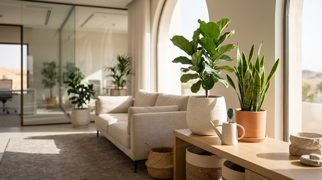 How Often You Should Really Water Indoor Plants in UAE Homes
