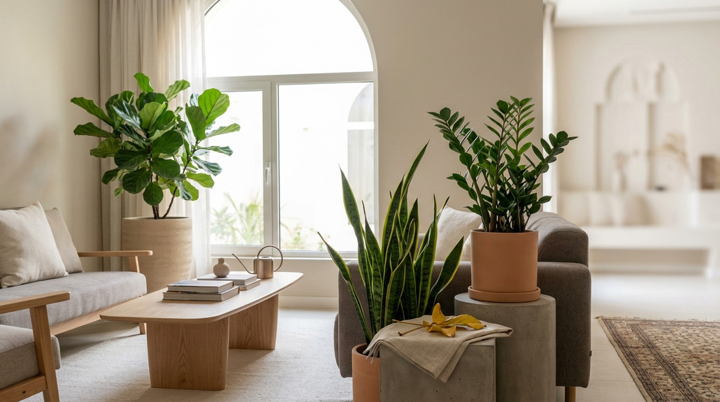 كيفية إنقاذ نبات داخلي يحتضر خطوة بخطوة في منازل السعودية