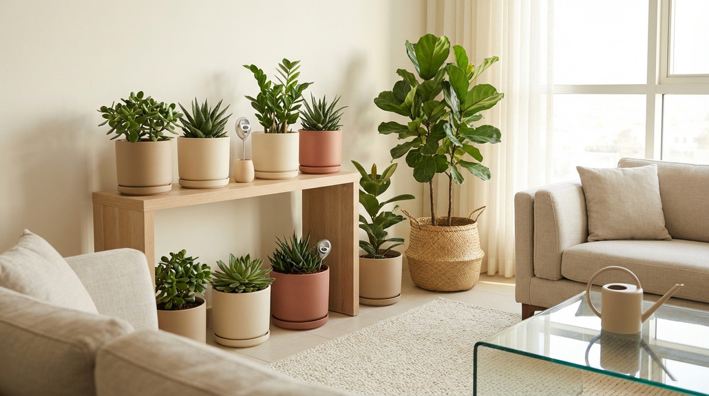 كيفية العناية بالنباتات الداخلية خلال حرارة الصيف في منازل العراق