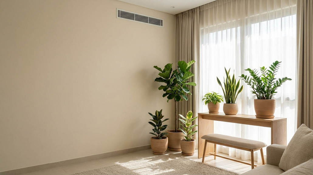 مشاكل النباتات الداخلية الشائعة في المنازل الحارة في منازل الإمارات