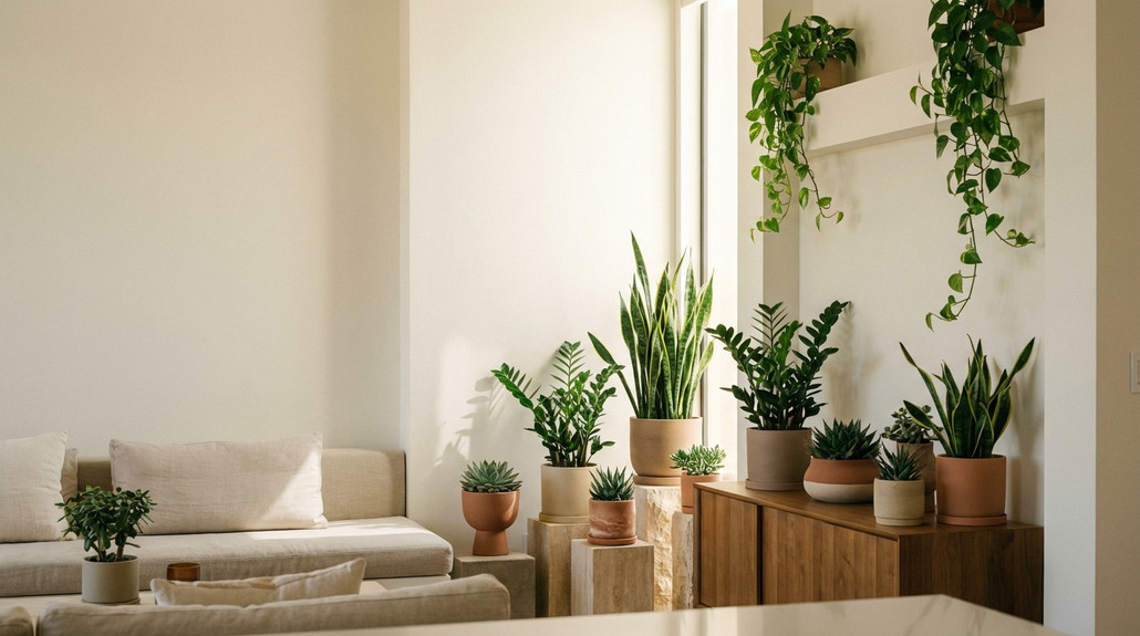 أفضل النباتات الداخلية للشقق ذات الإضاءة المحدودة في منازل السعودية