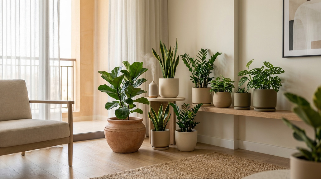 كيف تتأثر النباتات الداخلية بالمناخ الحار في منازل السعودية