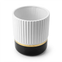 Ceramic Planter with Gold Band