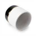Ceramic Planter with Gold Band