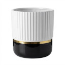 Ceramic Planter with Gold Band
