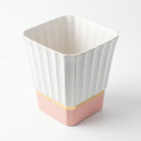 Decorative Fluted Ceramic Plant Pot