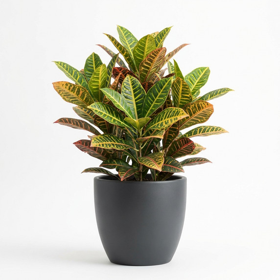 Codiaeum variegatum 'Aucubaefolius / Petra type (assorted)'