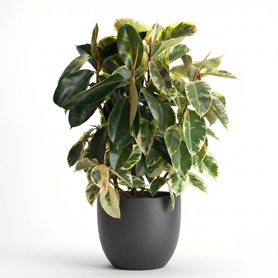 Ficus elastica 'Variegata'