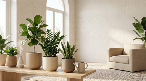 شرح النباتات الداخلية للمبتدئين في منازل السعودية
