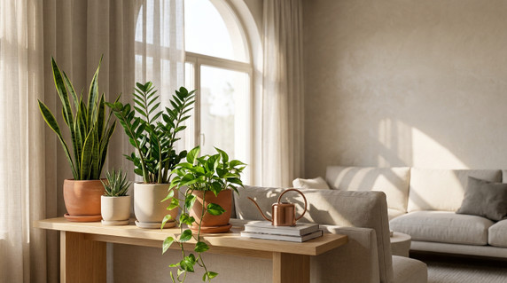 نباتات داخلية تتحمل الإهمال وقلة العناية في منازل الإمارات