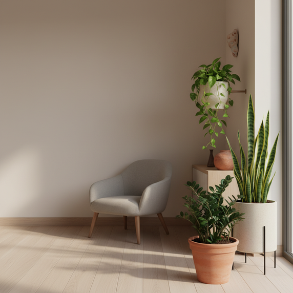 نباتات داخلية لا تحتاج متابعة مستمرة في منازل الإمارات