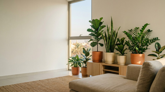 كيفية إنقاذ نبات داخلي يحتضر خطوة بخطوة في منازل الإمارات