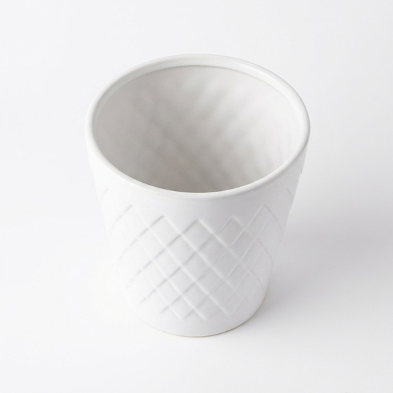 White Ceramic Planter Pot