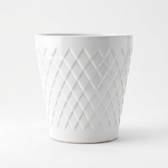 White Ceramic Planter Pot