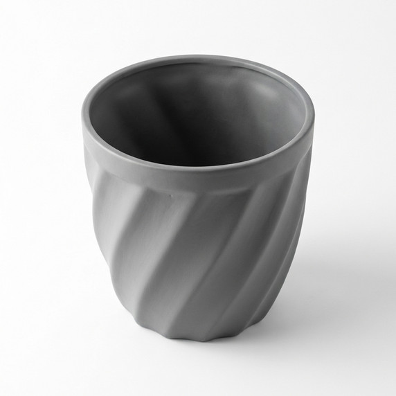 Twisted Pattern Plant Pot
