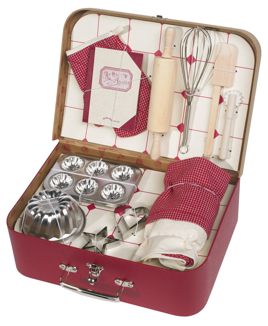 Moulin Roty Play Toy Baking Set Patisserie in Suitcase