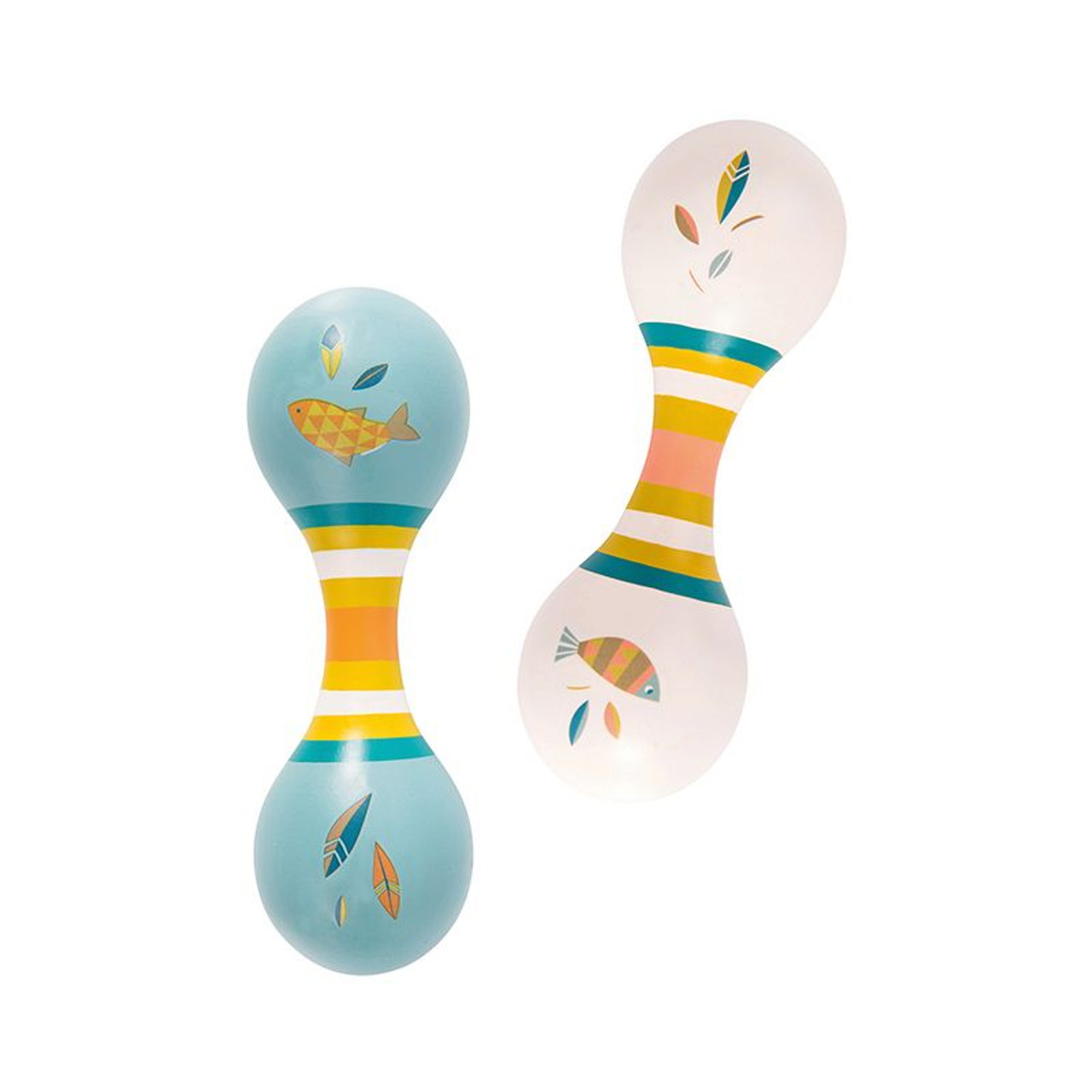 Moulin Roty Le Voyage d'Olga Double Sided Wood Maracas – Yonder
