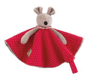 Moulin Roty Nini lovey with pacifier holder Moulin Roty Nini lovey with pacifier holder