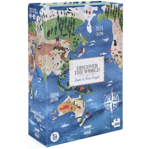 LONDJI Puzzle - Discover the World (200 pcs) - Observation LONDJI Puzzle - Discover the World (200 pcs) - Observation