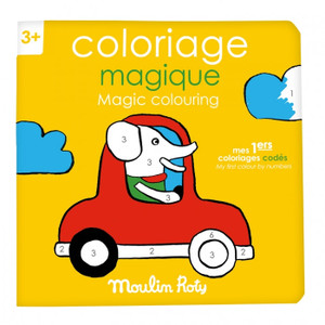 Moulin Roty Popipop - Colouring Books Magic Coloring Moulin Roty Popipop - Colouring Books Magic Coloring