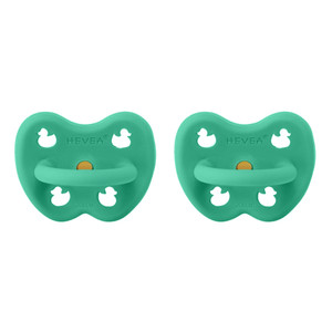 Hevea PACIFIER 2-PACK 3-36 MONTHS - POP OF GREEN Orthodentic Hevea PACIFIER 2-PACK 3-36 MONTHS - POP OF GREEN Orthodentic