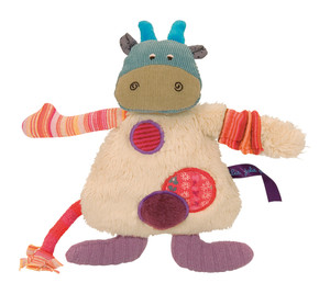 Moulin Roty Les Jolis Pas Beaux Cow doudou 7 inches Moulin Roty Les Jolis Pas Beaux Cow doudou 7 inches